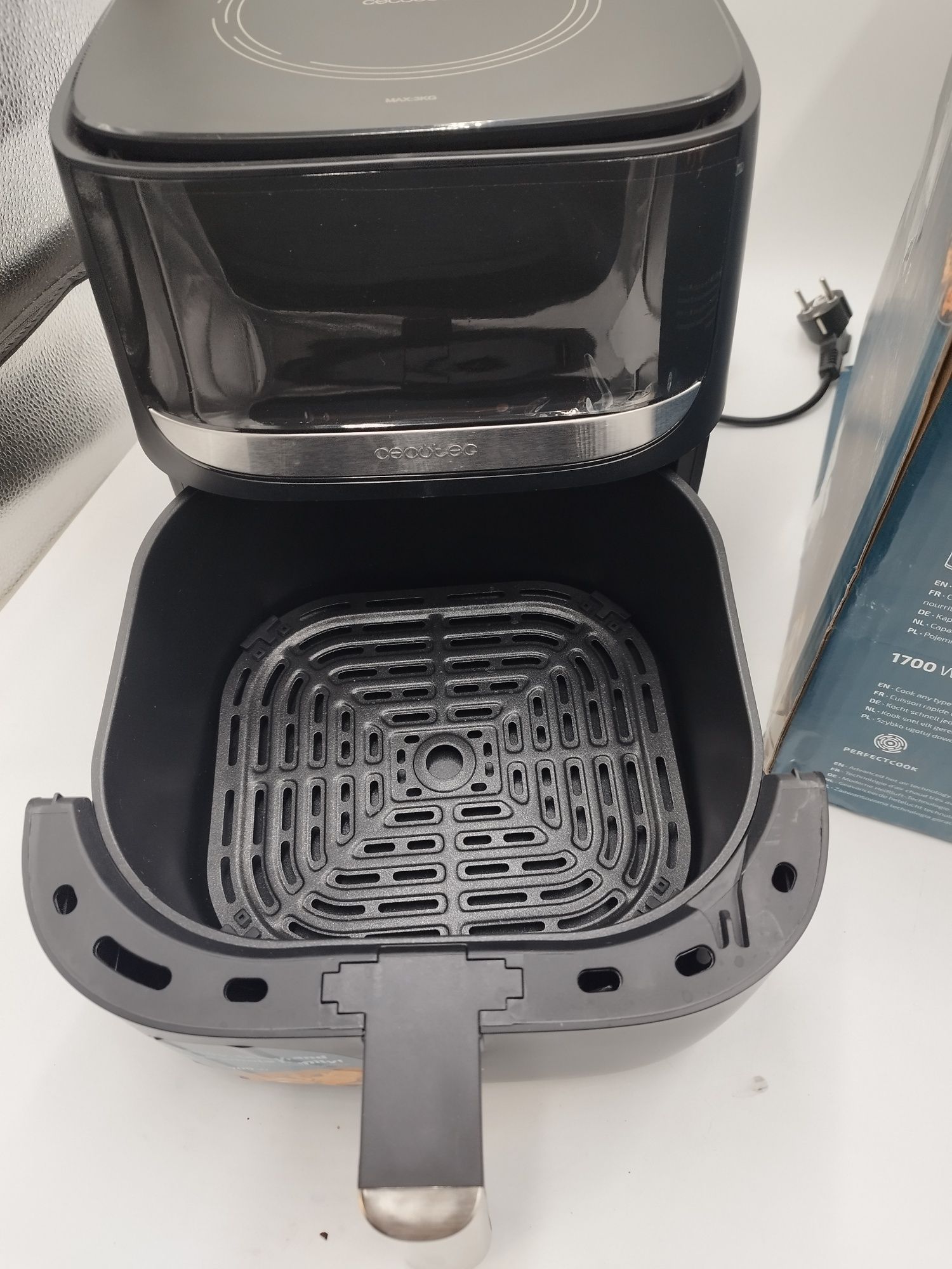 Cecotec advance precision 5.5l frytkownica beztłuszczowa