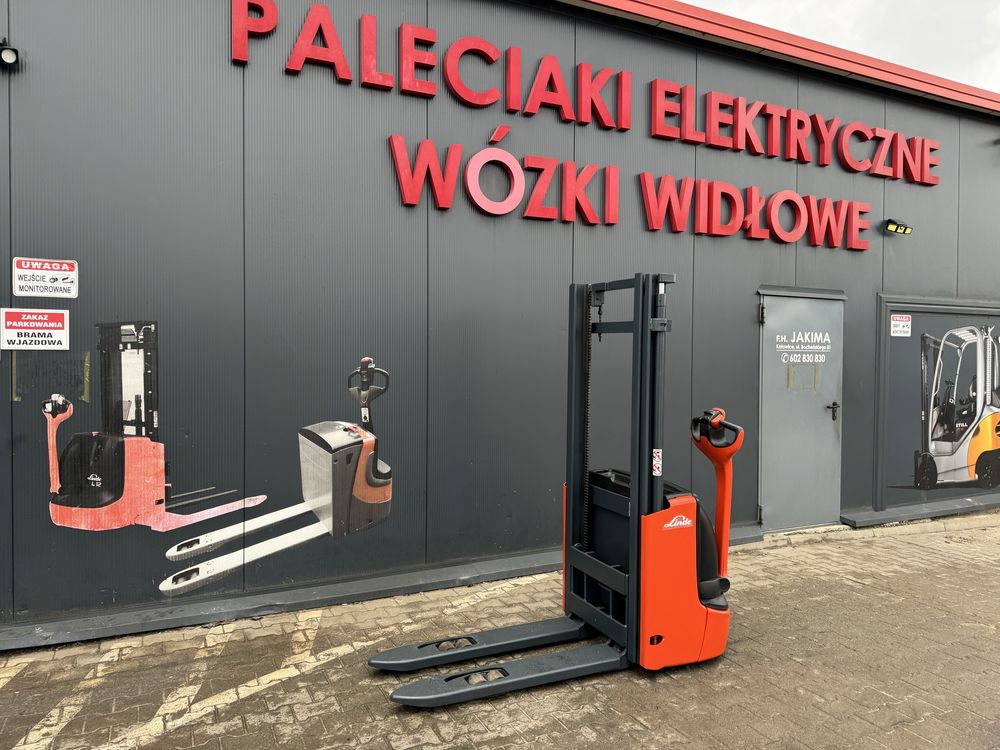 Paleciak elektryczny Linde L 12 sztaplarka 290 cm 1200 kg