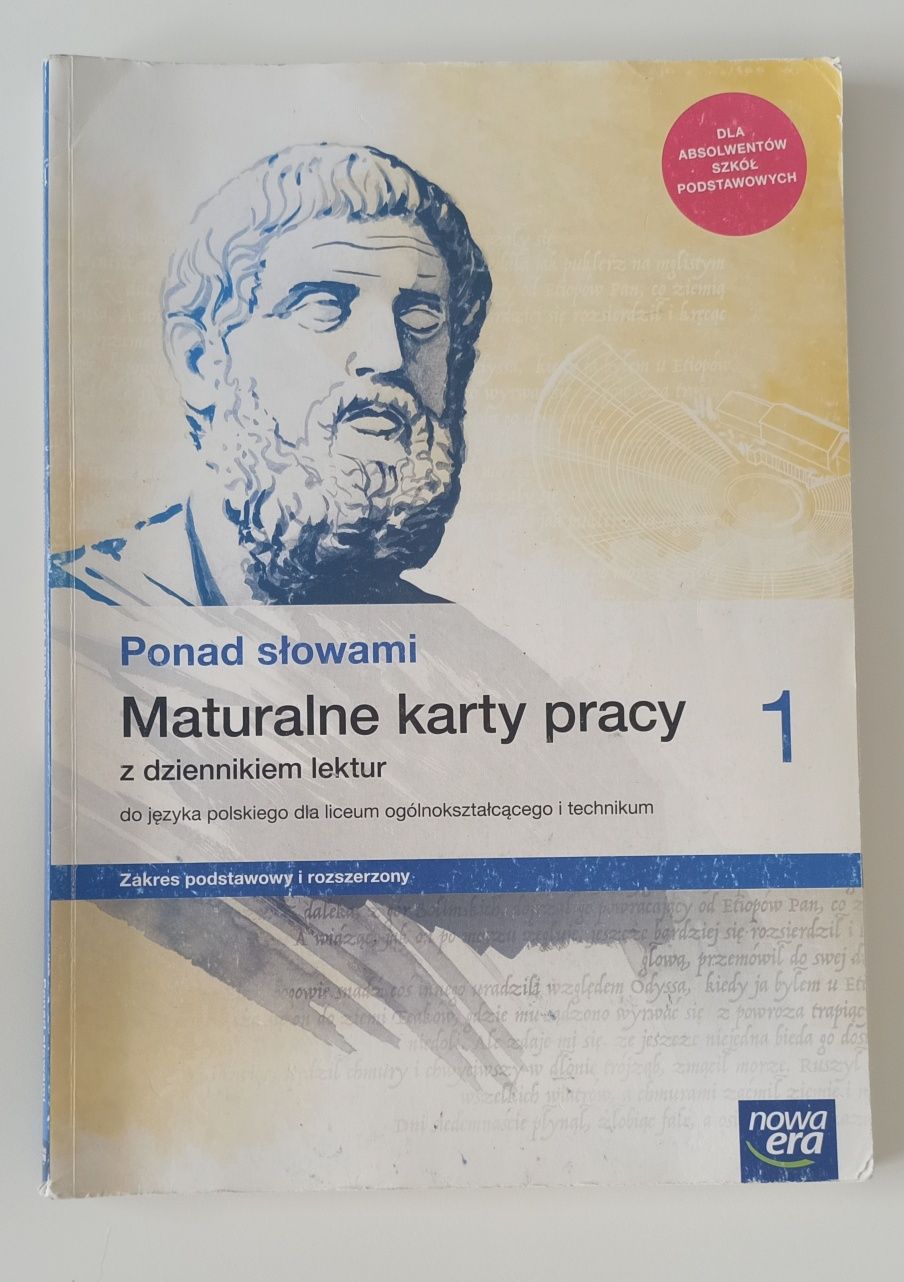 Podręcznik "Ponad słowami. Maturalne karty pracy 1"