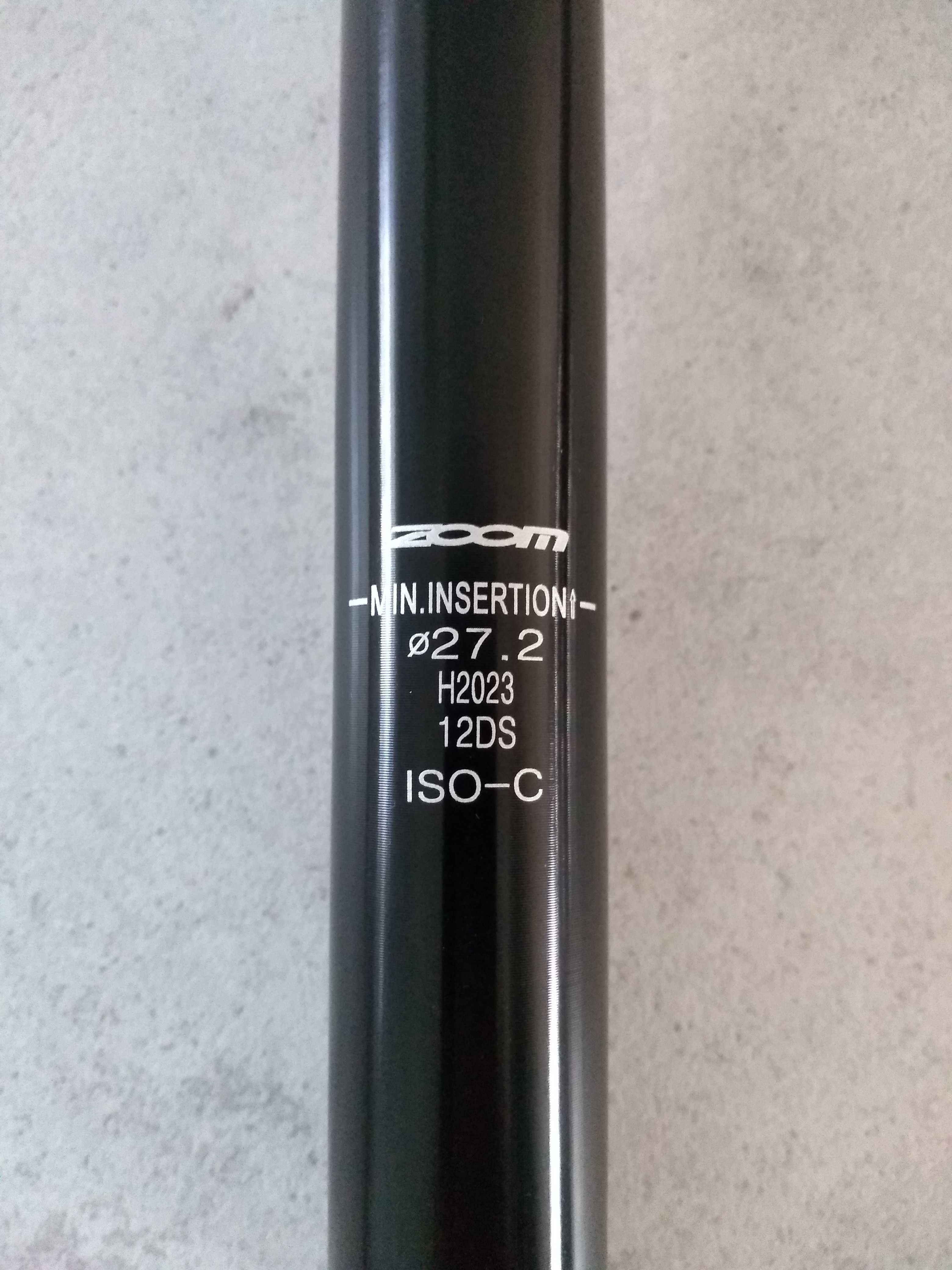 Wspornik siodełka sztyca amortyzowana ZOOM SPS-C372 (27,2mm)