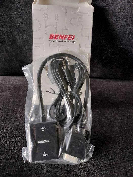 BENFEI konwenter, adapter HDMI do VGA AUDIO USB, spp615