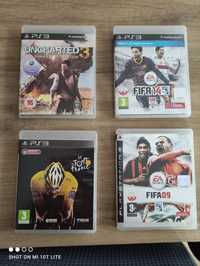 Tour de France , FIFA 09  i 14, Uncharted 3