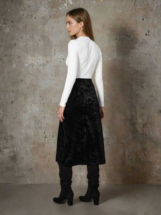 Велюрова Трендова Спідниця