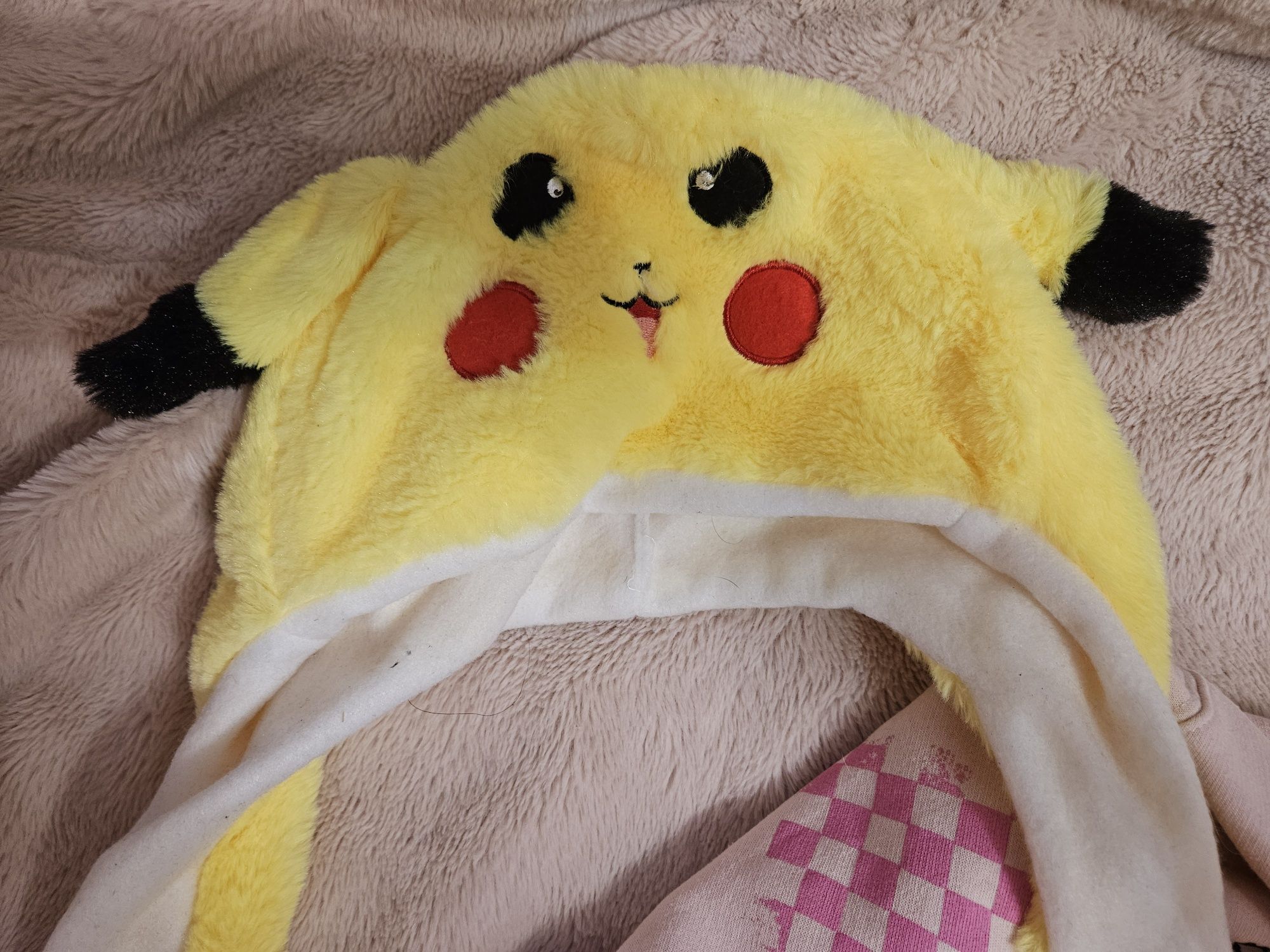 Zestaw Pokemon Pikachu Zara czapka i bluza r. 140