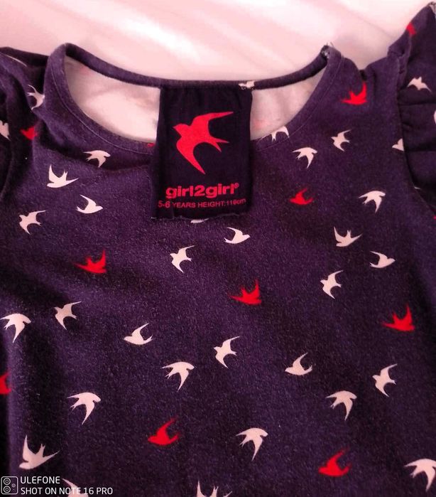 Vestido Menina 5-6 Anos Girl2Girl