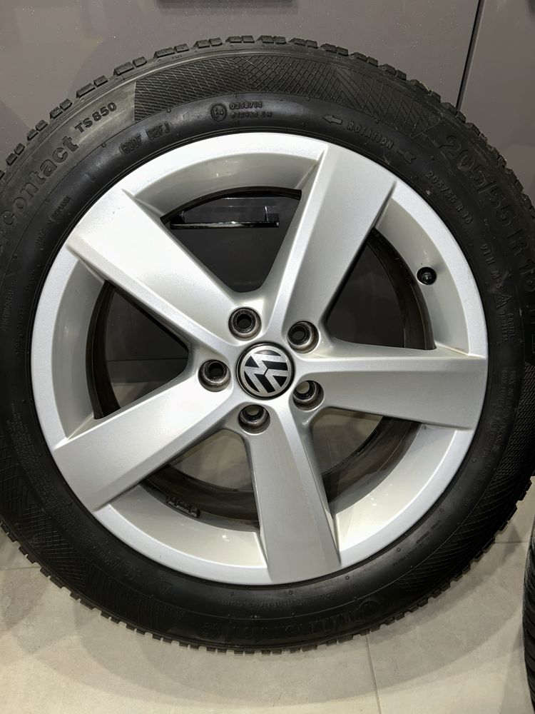 Диски + зимня резина 5х100 205/55 R16 VW Polo Gollf4 Skoda Rapid Audi