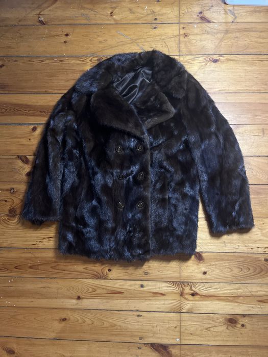 Futro damskie vintage retro, bardzo miękkie