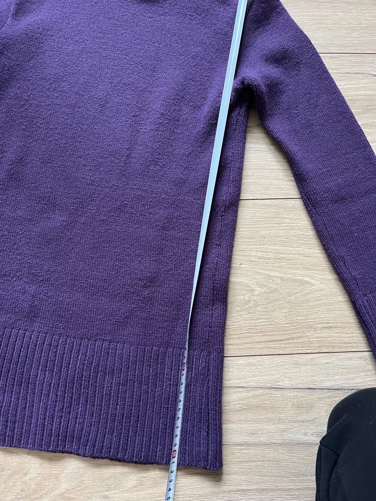 Sweter golf długi gruby S 36