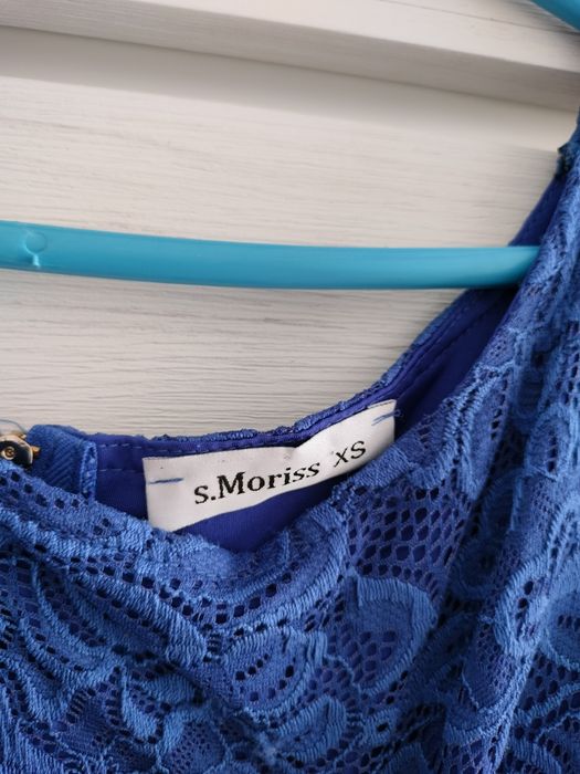 Sukienka chabrowa, sukienka koronkowa