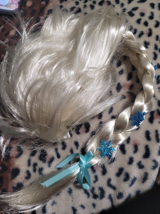 Перука волосся коса Ельзи Крижане серце