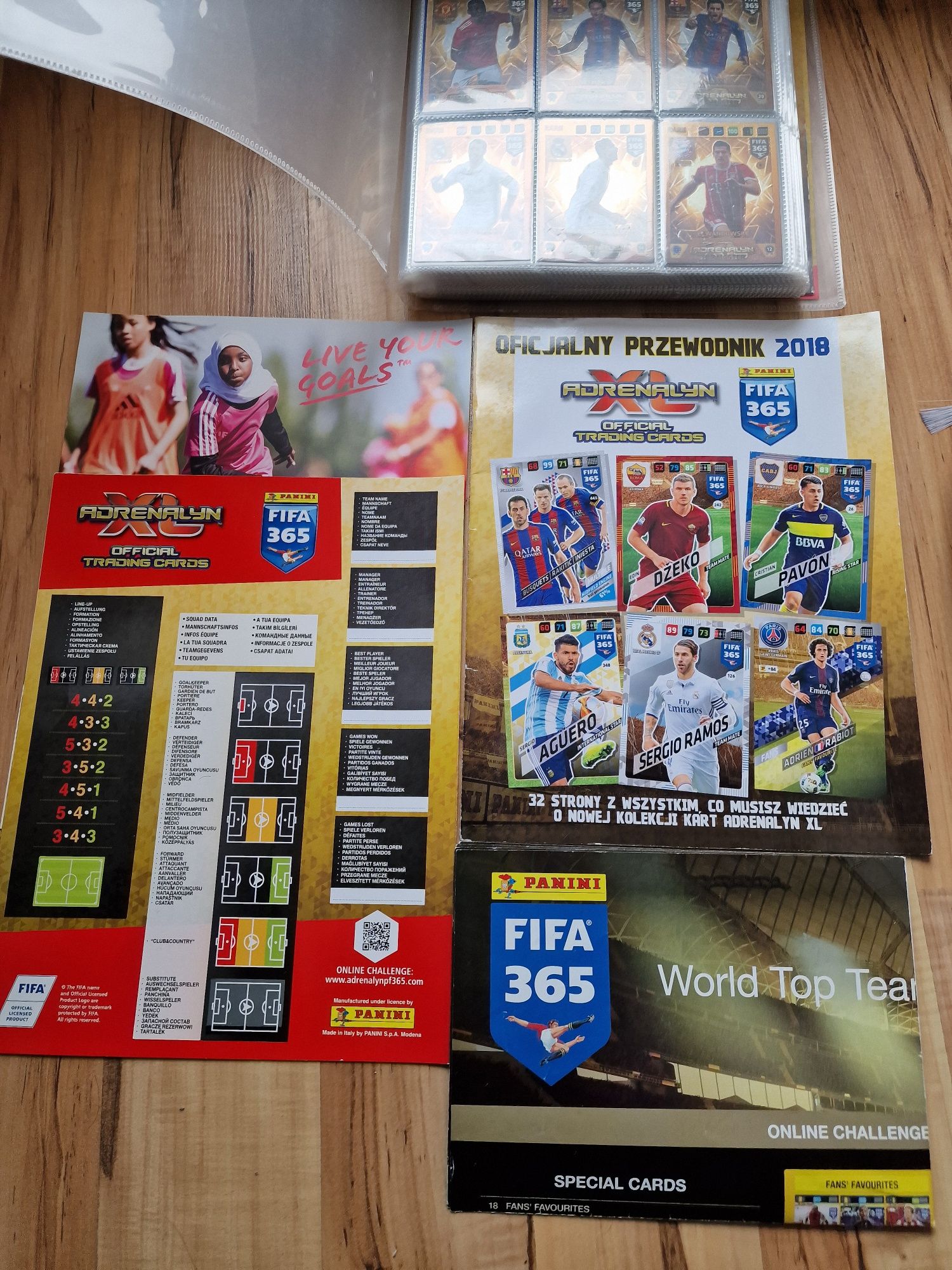 Panini Fifa 365 Adrenalyn XL - Cała Kolekcja PL