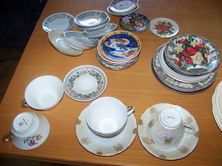 louças decorativas diversas