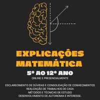 Explicações Matemática ( Básico e Secundário ) Junto Colégio Planalto