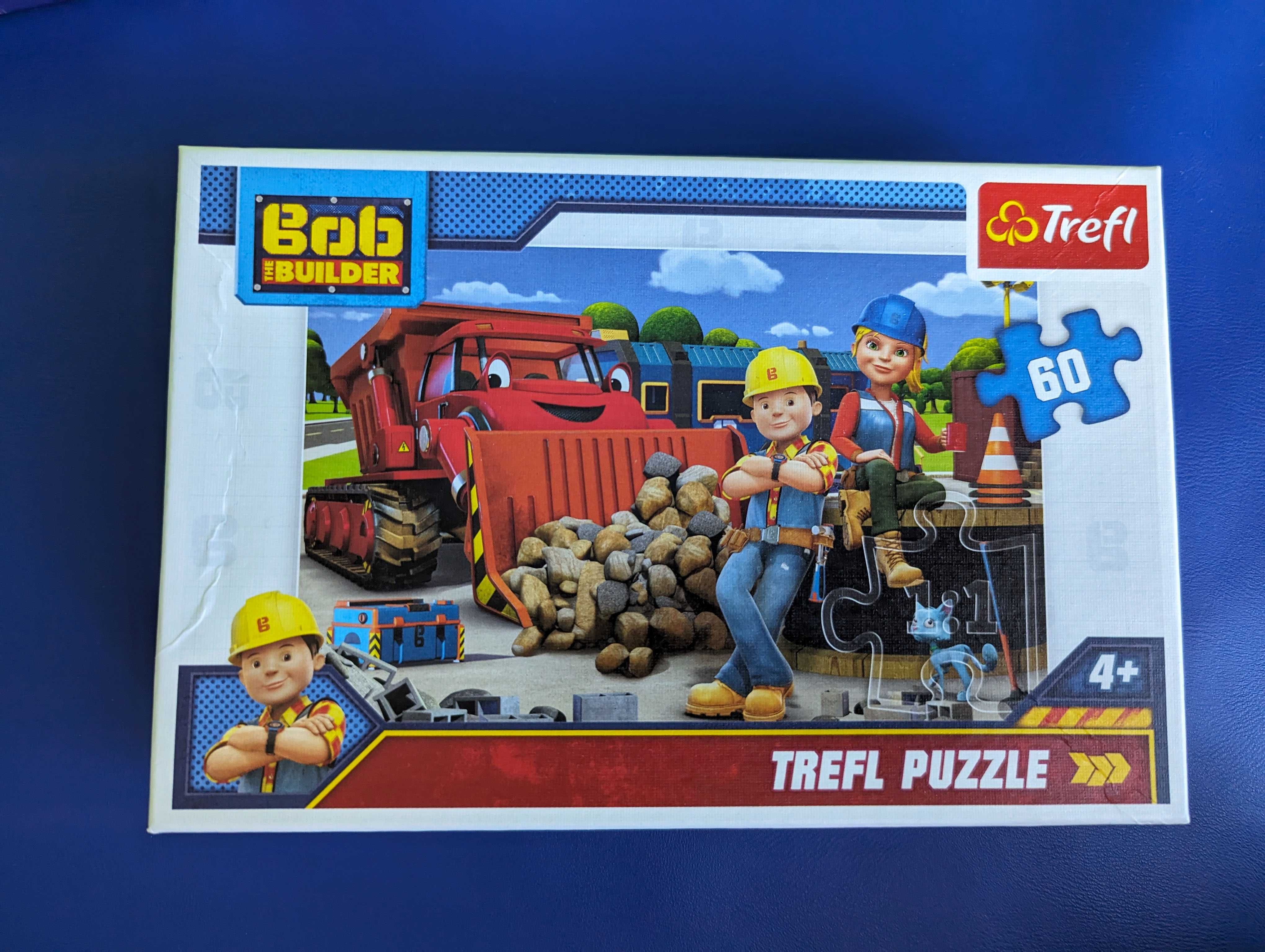 Puzzle Bob budowniczy (60) i Strażak Sam (100)