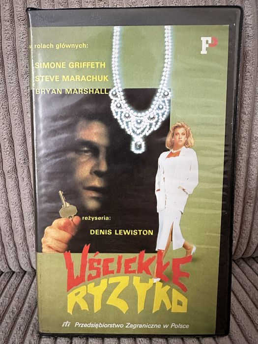 Wściekłe ryzyko Film Polski Vision VHS