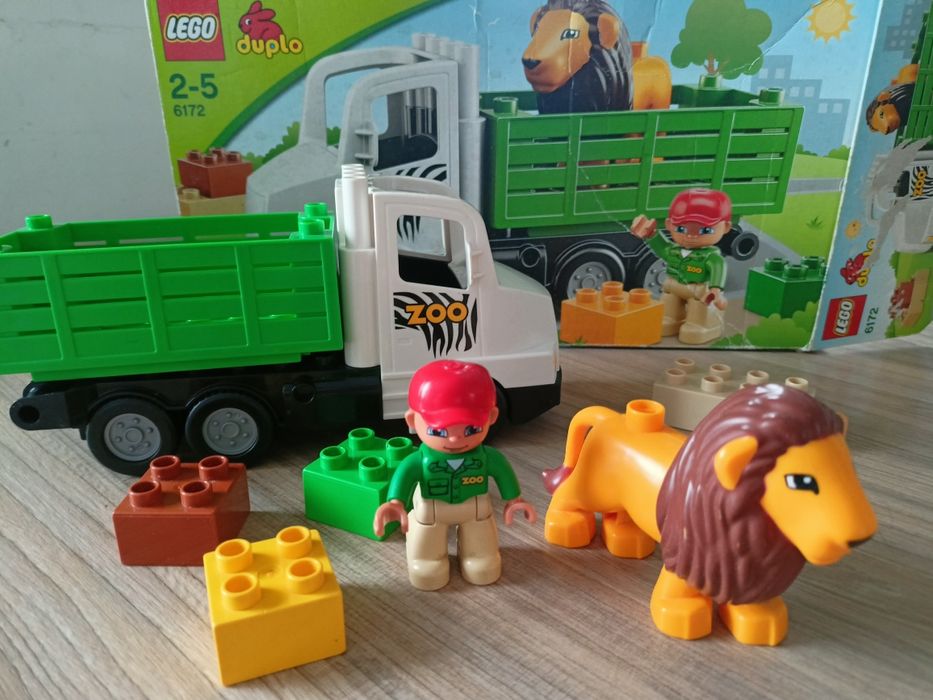 Duplo 6172 zestaw ciężarówka zoo zwierzęta