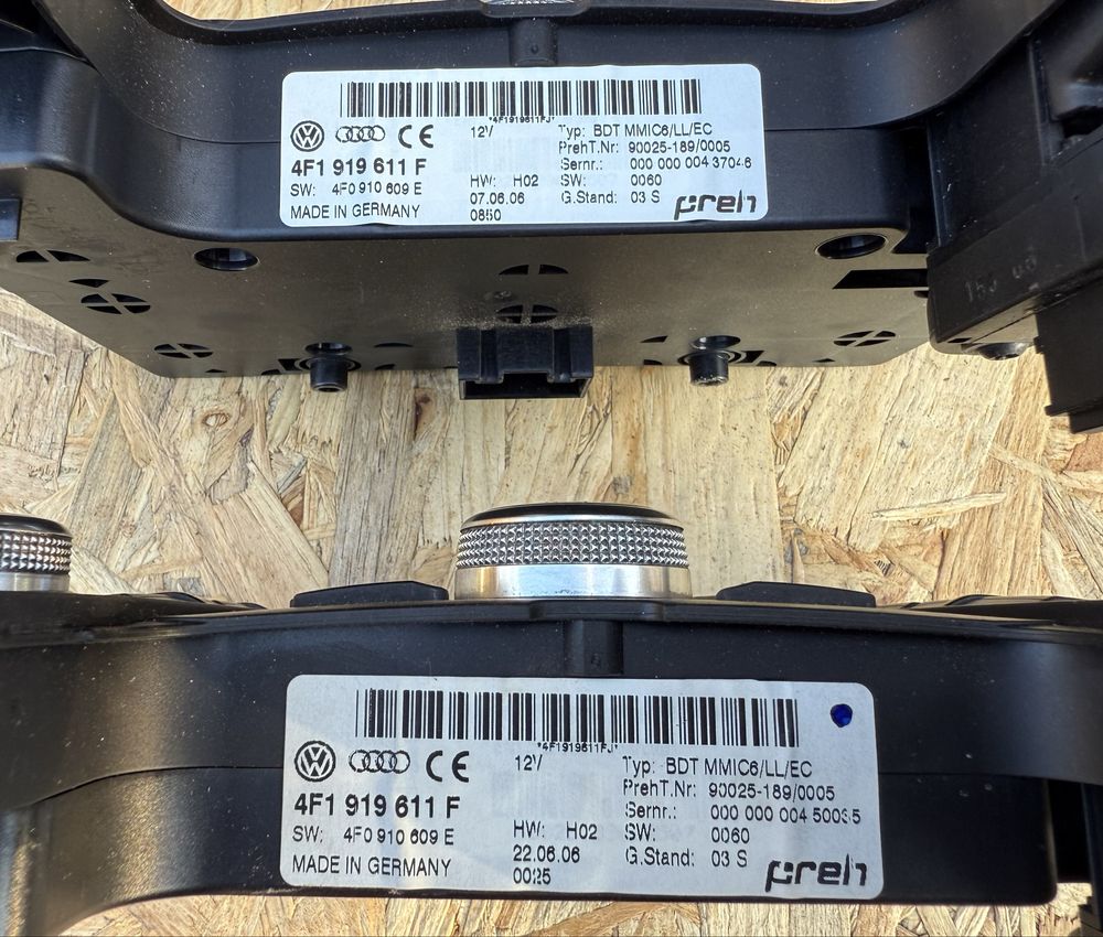 Panel MMI sterowanie radiem AUDI A6 C6 czarny EU