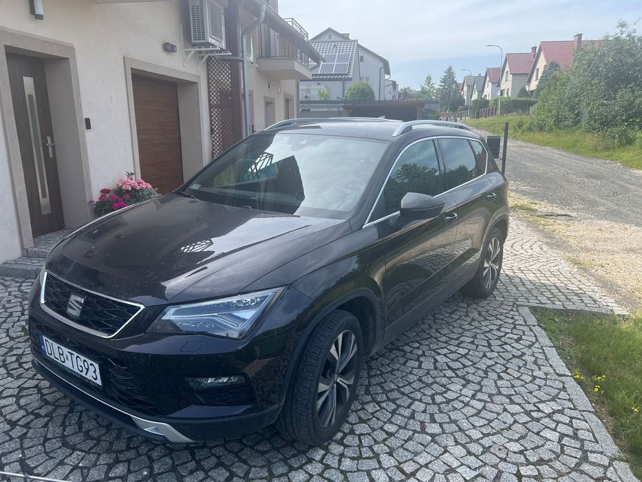 Seat Ateca Krajowy, bezwypadkowy 2,0TSI 4x4 Automat, kamera 360, hak