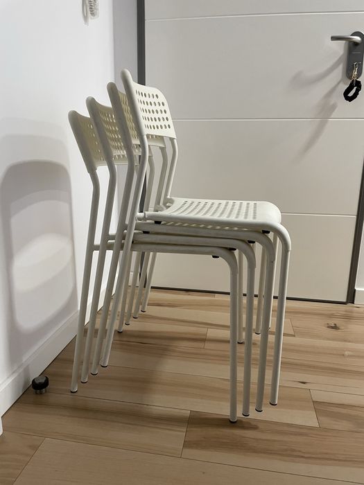 4 cadeiras ikea brancas