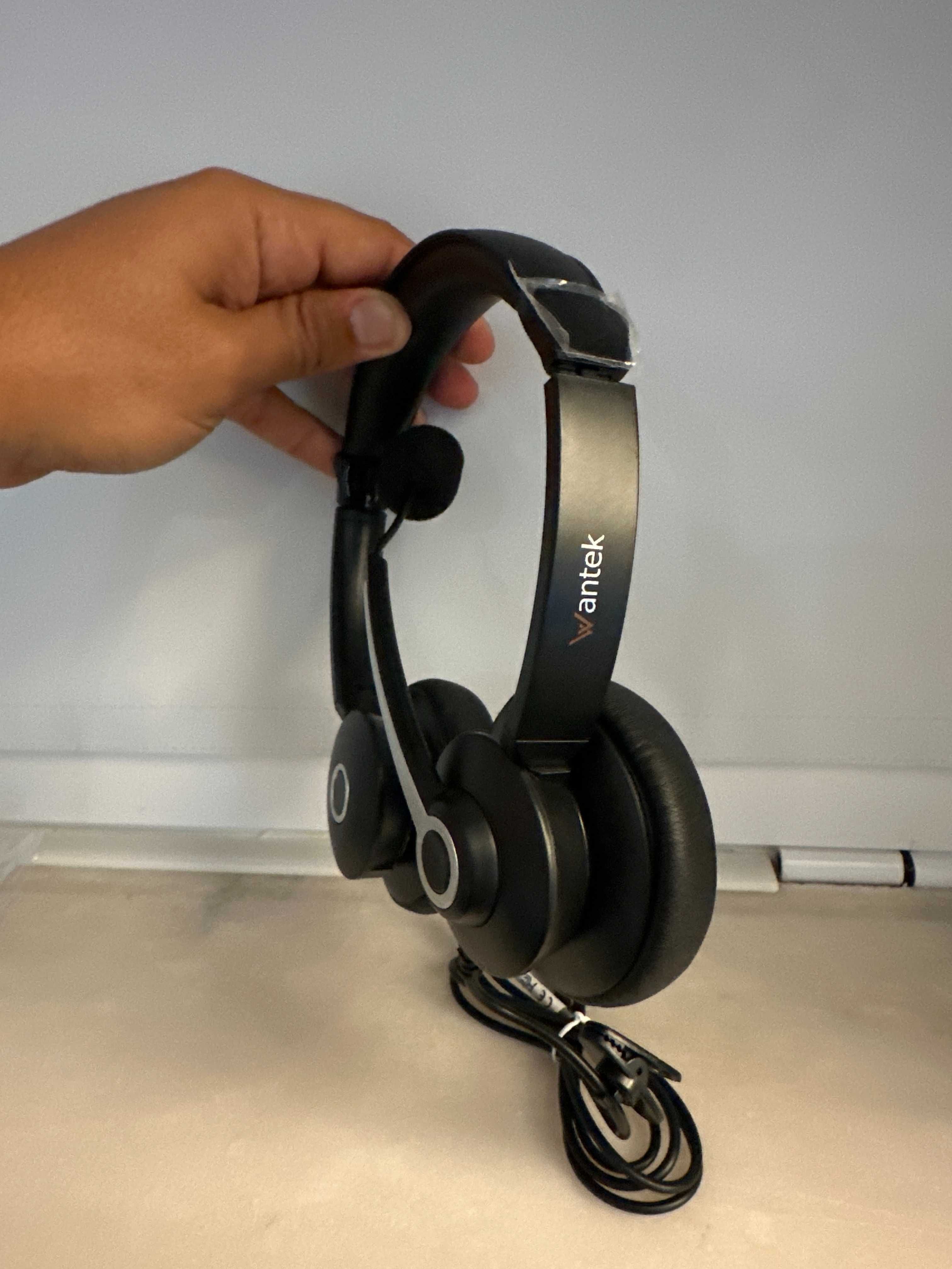 VENDO Headset Profissional Wantek 786FUSB c/ Microfone (NOVO na Caixa)