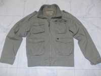 Мужская винтажная милитари куртка Tom Wolfe пилот бомбер, хаки L