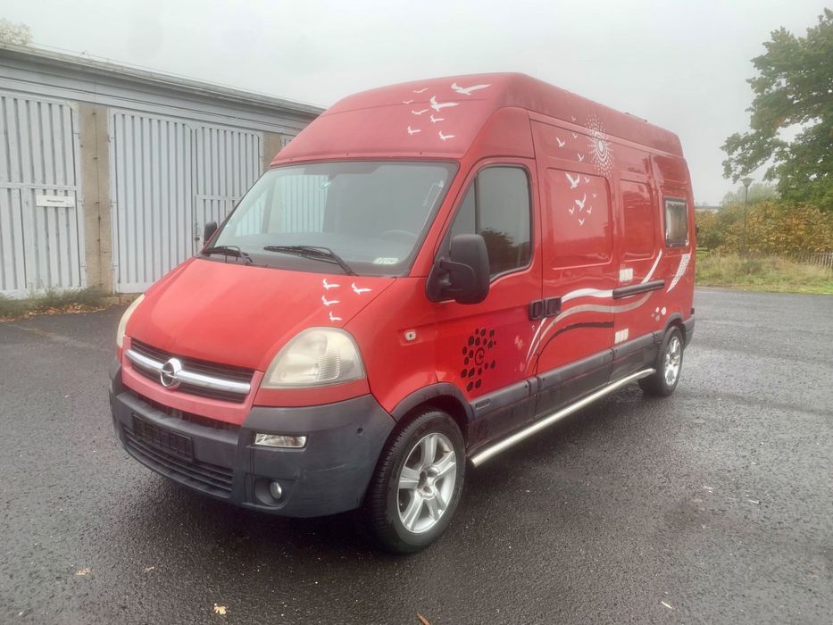 Opel Movano  Kamper 2007r 2.5 CDTI  klimatyzacja automat solar łóżko zlew z Niemiec