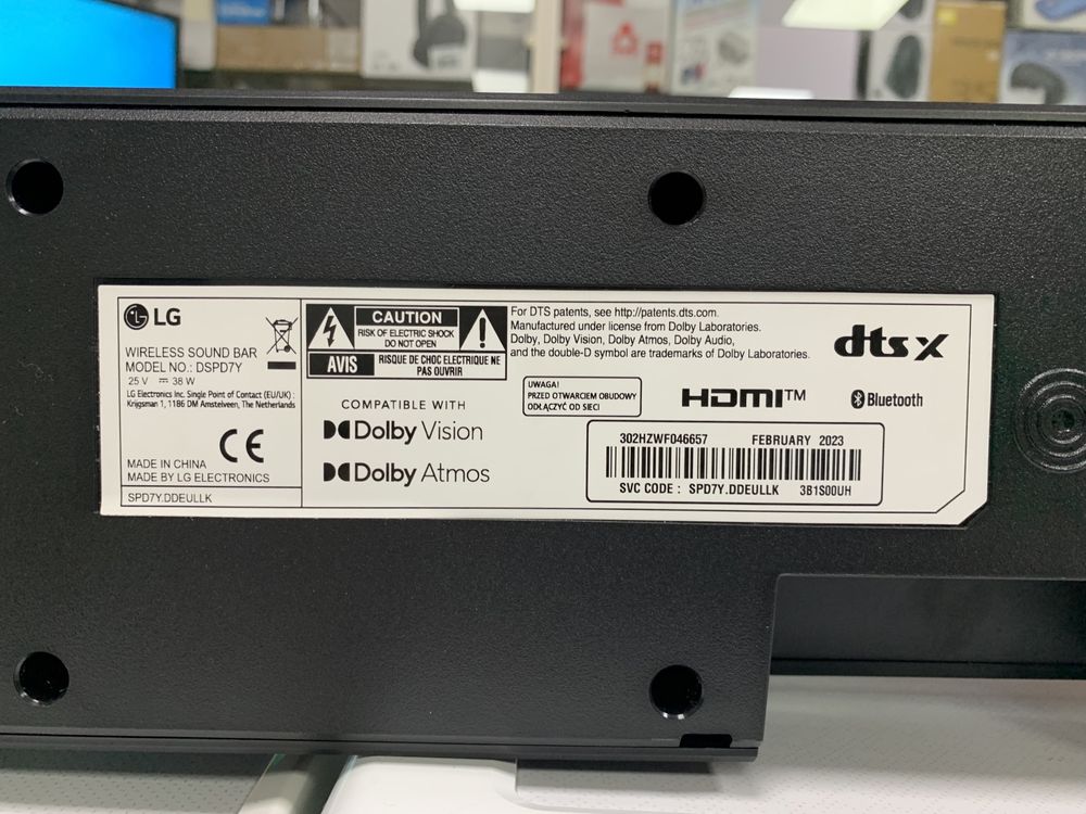Soundbar LG SPD7Y