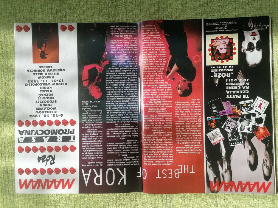 Pierwsze wydanie magazynu BRUM po śmierci Ryśka Riedla z Dżemu z 1994r