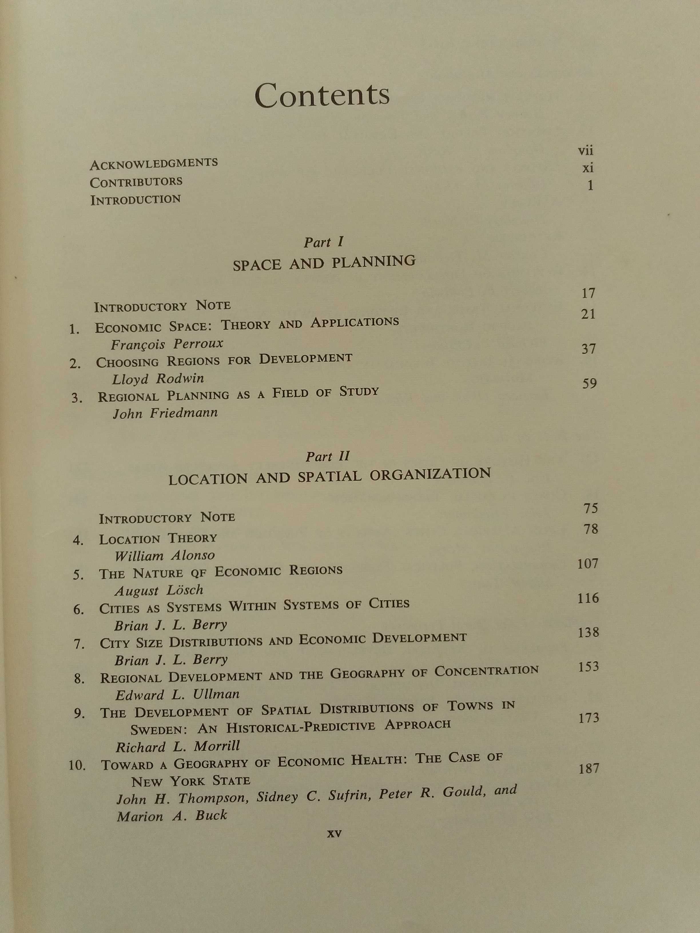 John Friedmann e William Alonso - Regional development and planning