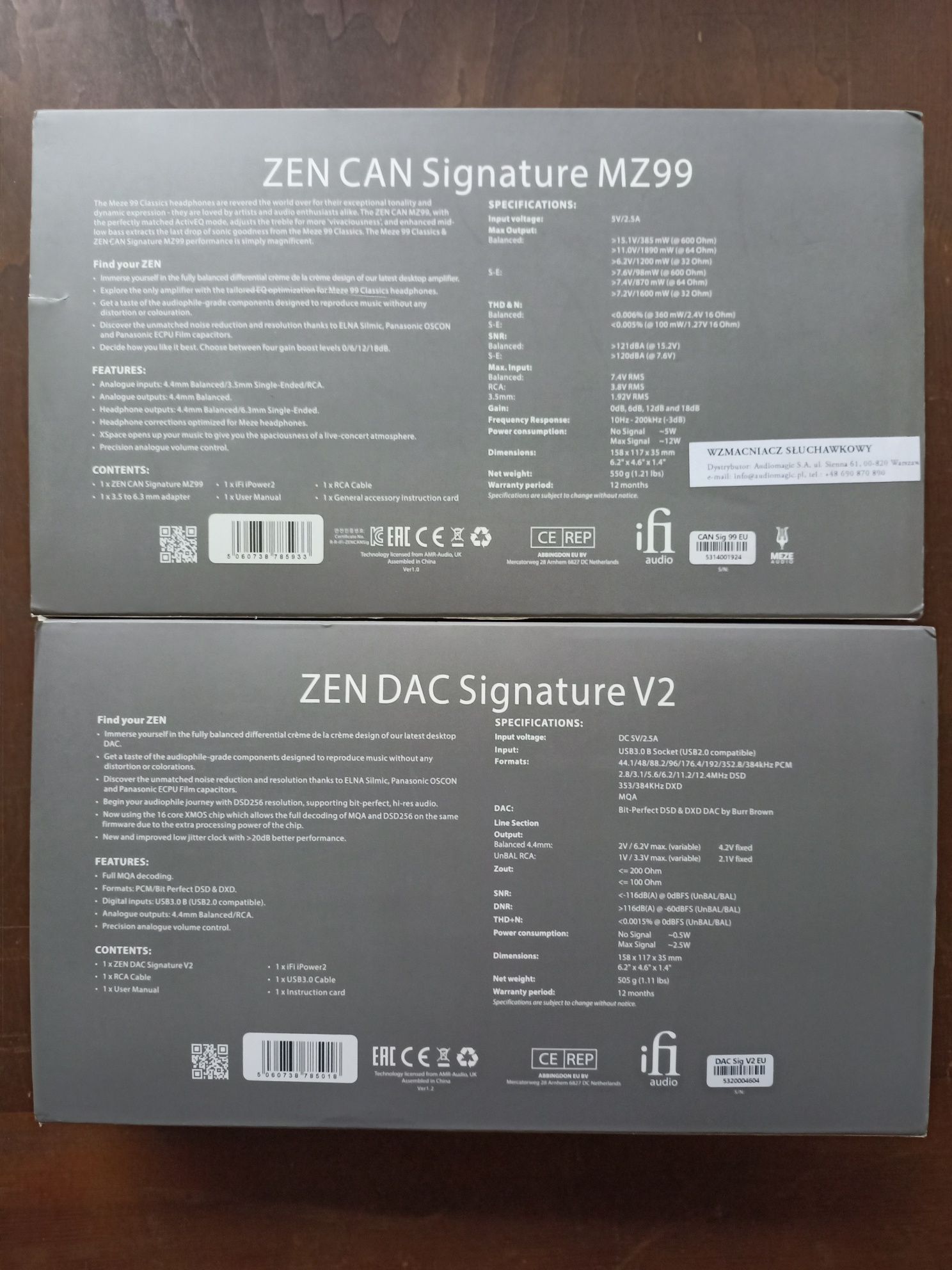 IFI Audio Zen Signature SET+IFI Audio iDefender USB+Hifiman Sundara CB