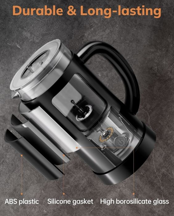 Morpilot Elektryczny spieniacz do mleka, 130-600 ml, 550 W 4 w 1, Nowy