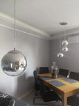 Lampy wiszące chrom kule E27