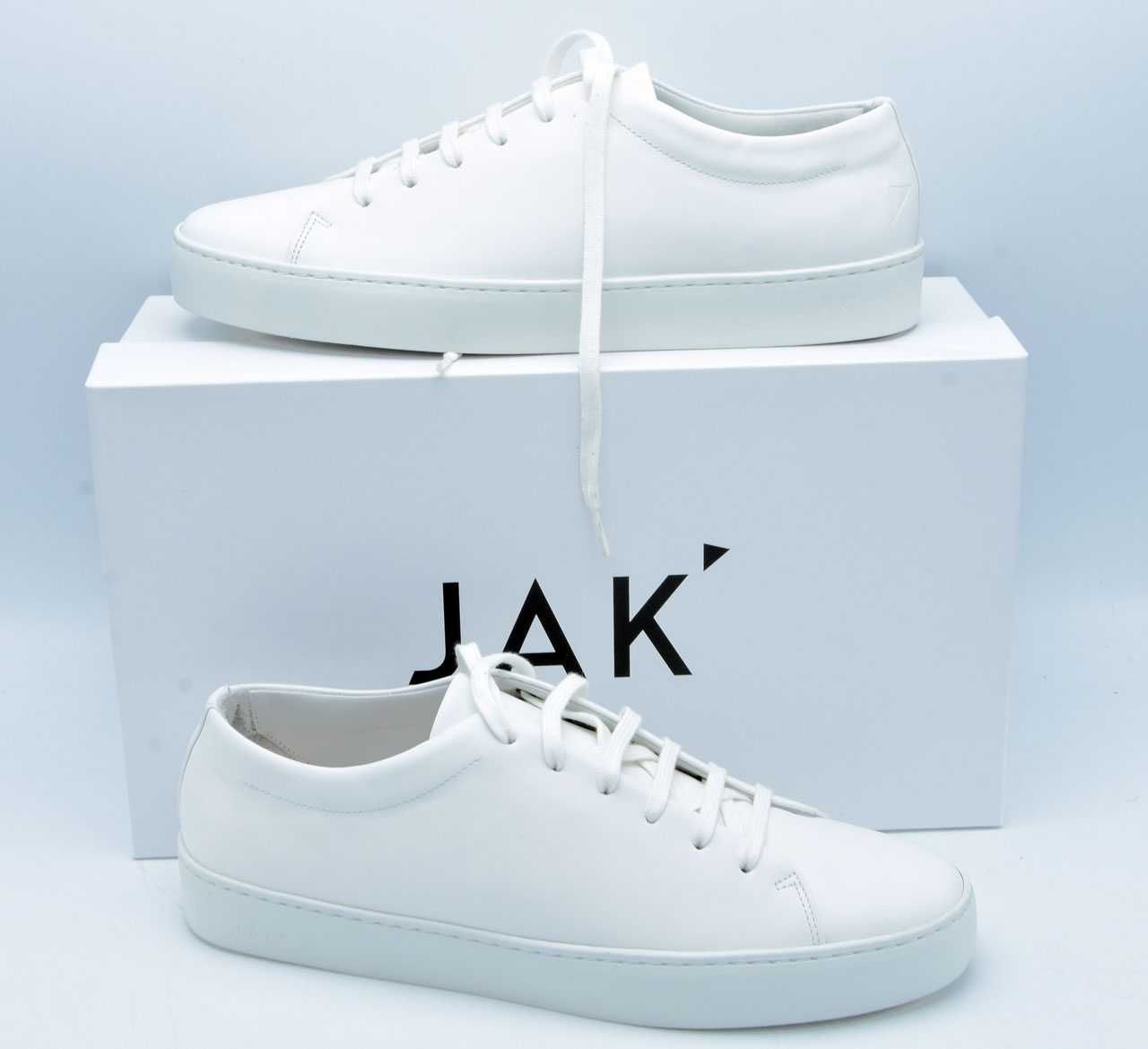Tenis JAK Royal White NOVOS em pele proveniente oferta metade do valor