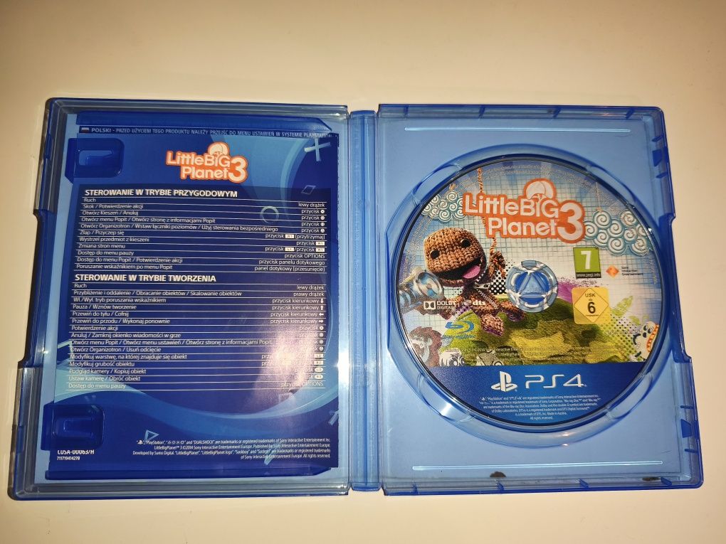Gra Ps4 Little big planet 3 III PL gry PlayStation 4 Spyro Lego Crash