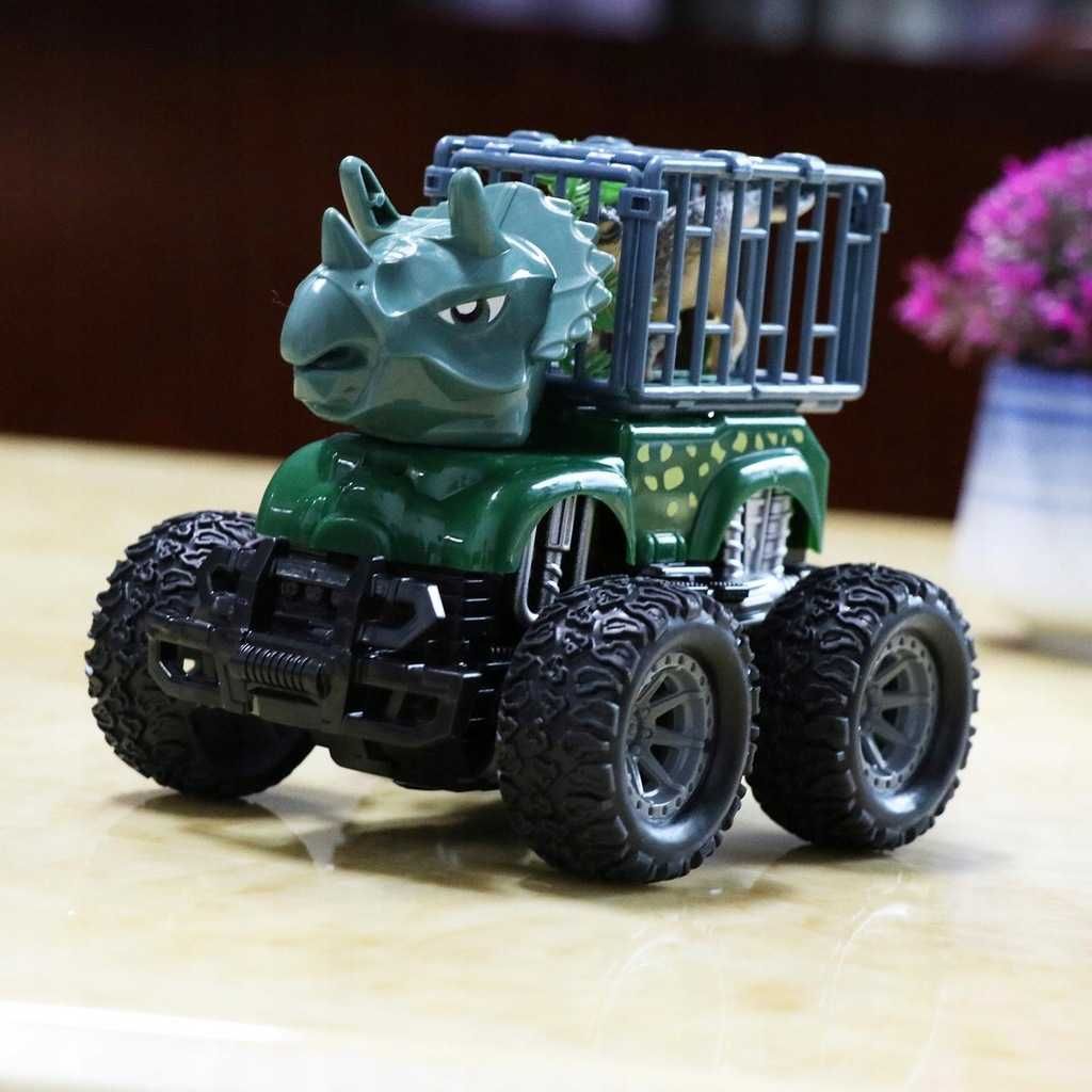 2 szt. Model ciężarówki do transportu dinozaurów, spp700