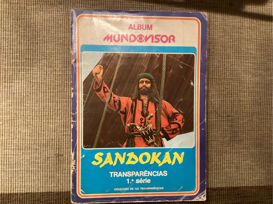 Caderneta de cromos SANDOKAN Transparências.Completa absoluta raridade