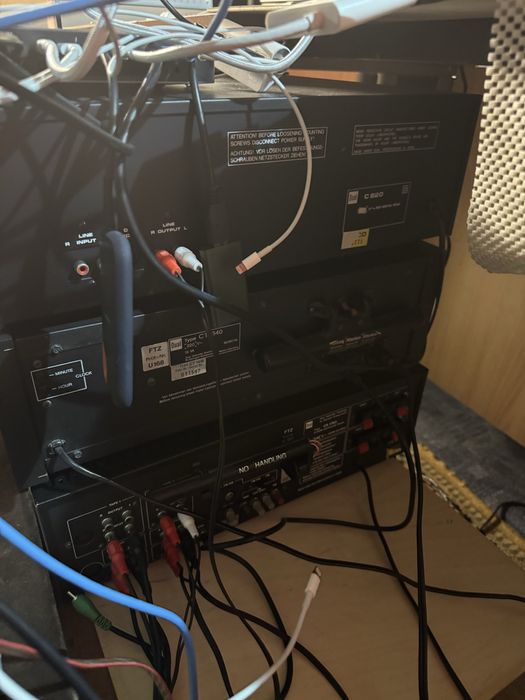 Wieża Dual amplituner, tuner i magnetofon