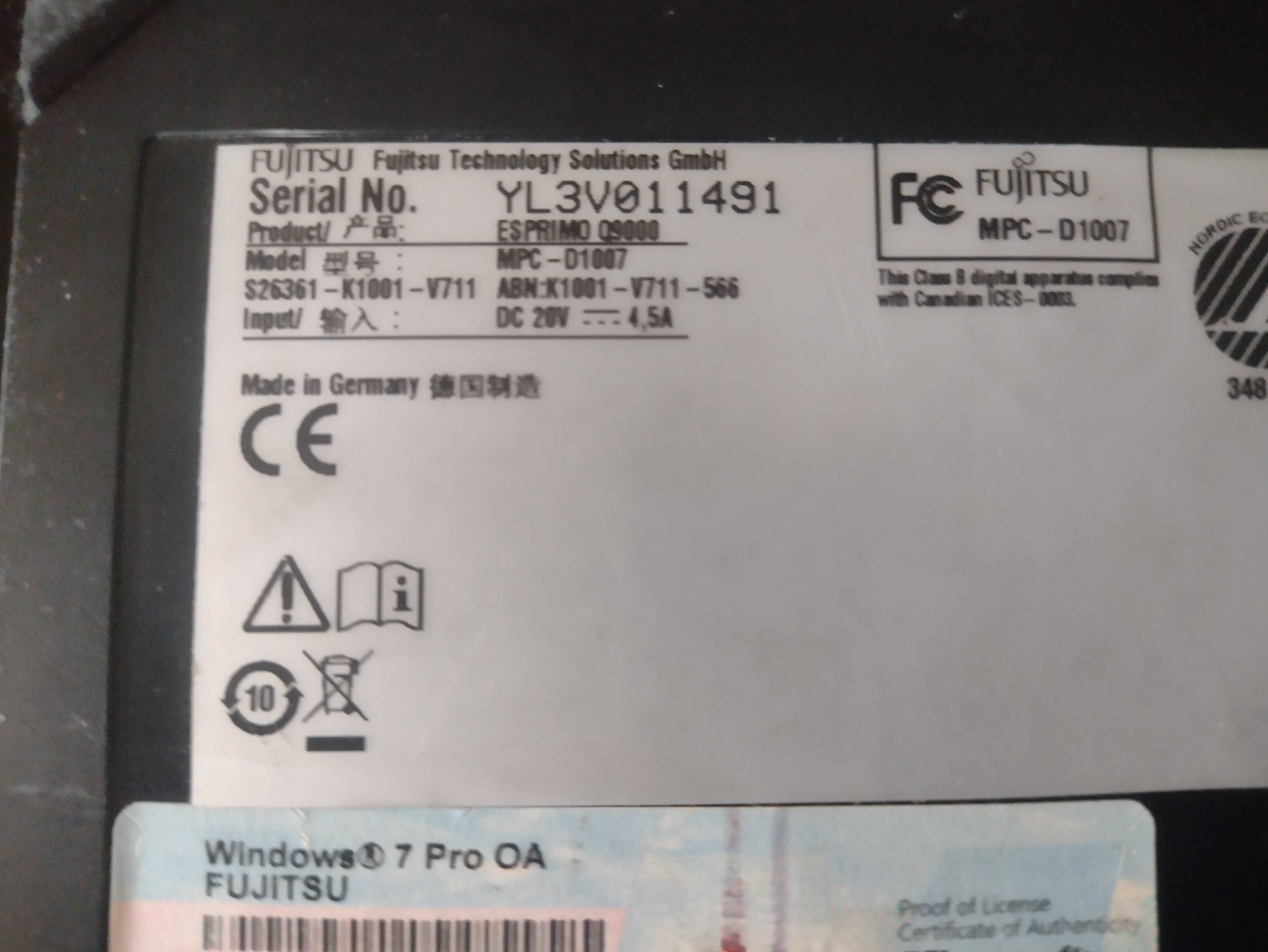 Mini PC Fujitsu esprimo Q9000