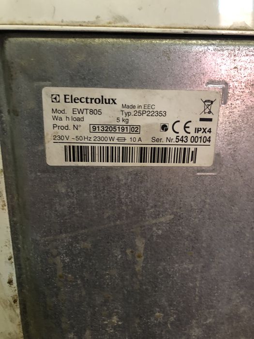 Пральна машина по запчастинах