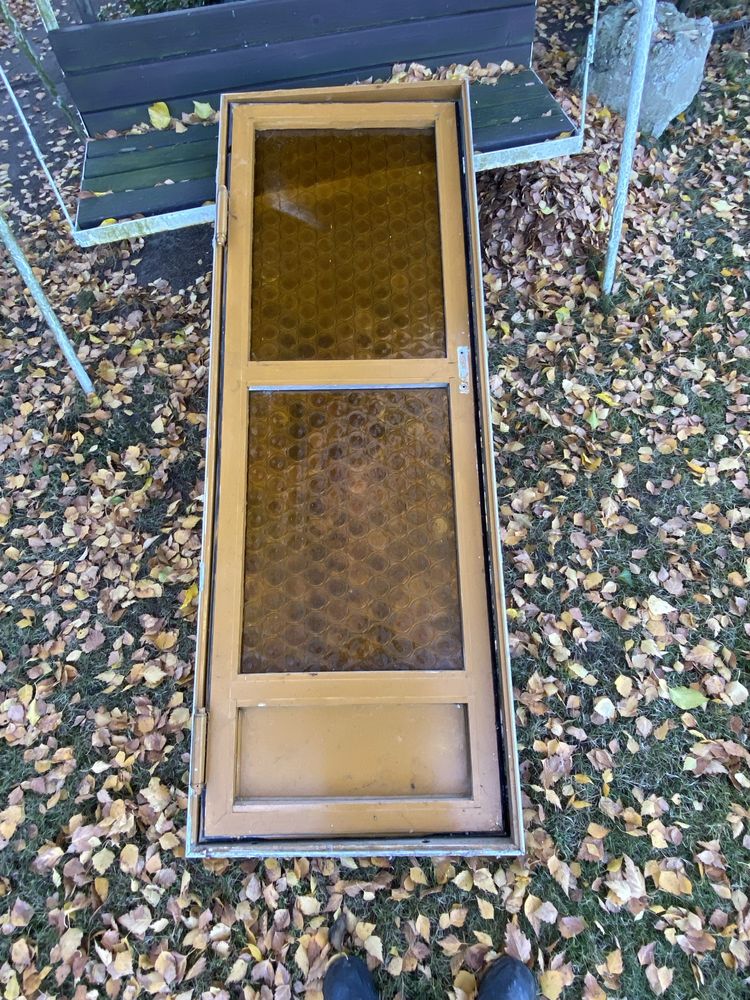Drzwi aluminiowe z demontarzu.