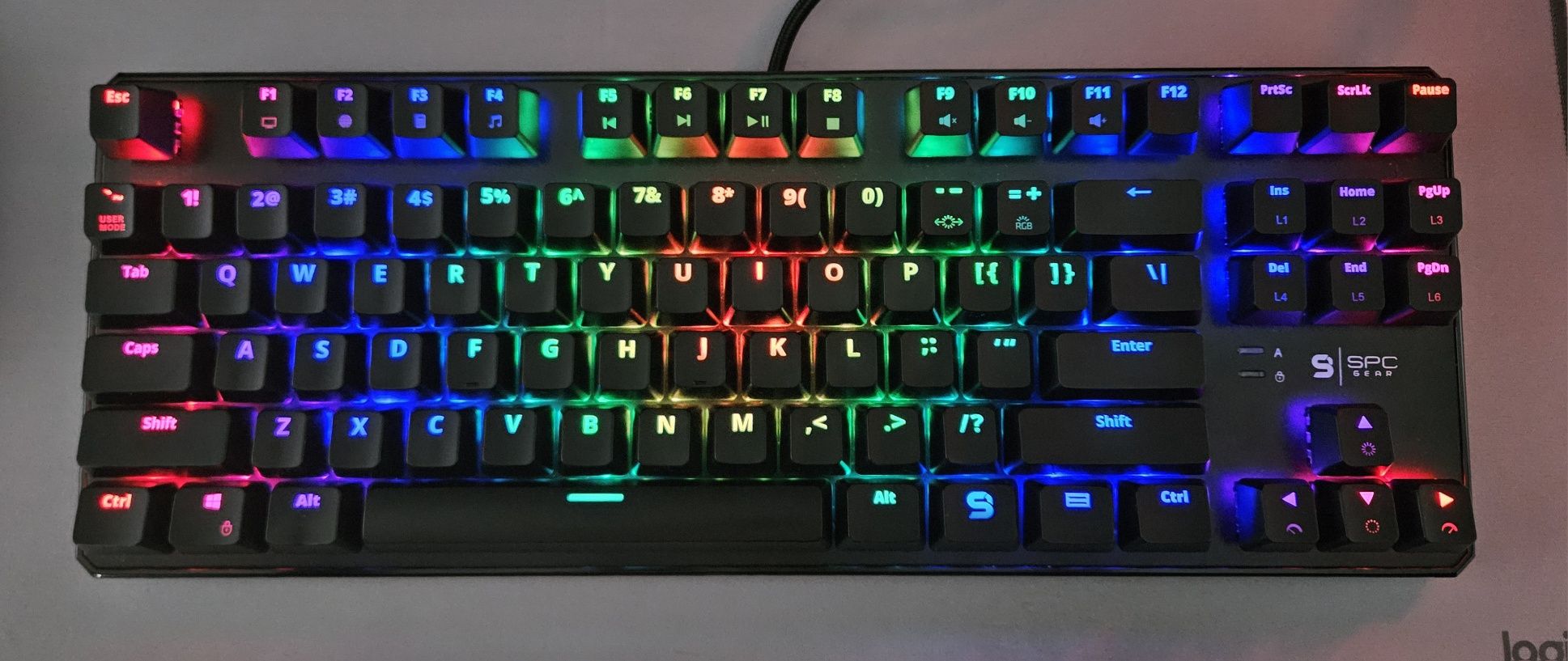 Klawiatura SPC Gear GK530 RGB Kailh Blue zadbana