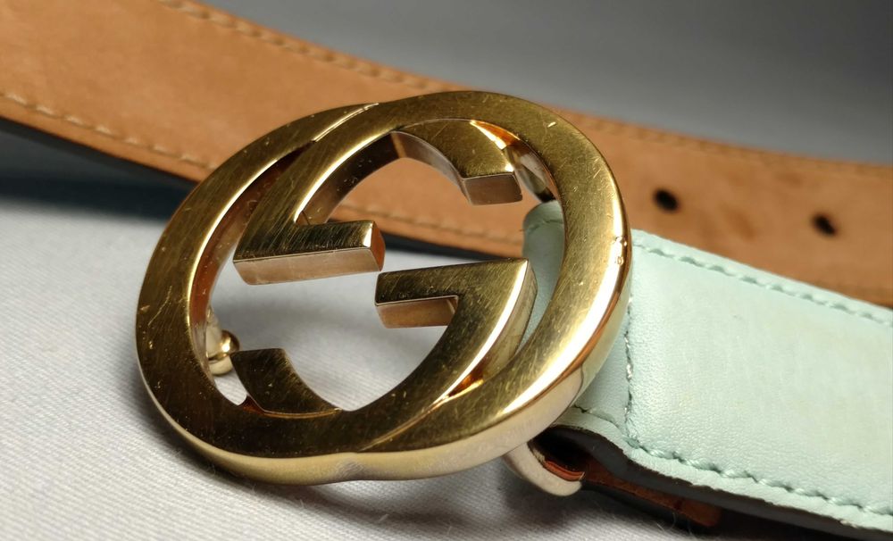 Женский кожаный ремень Gucci Италия.