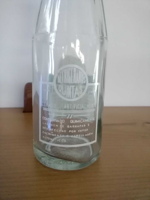 Garrafa Antiga Pirogravada Refrigerantes Quintas RITZ Orange - Lisboa