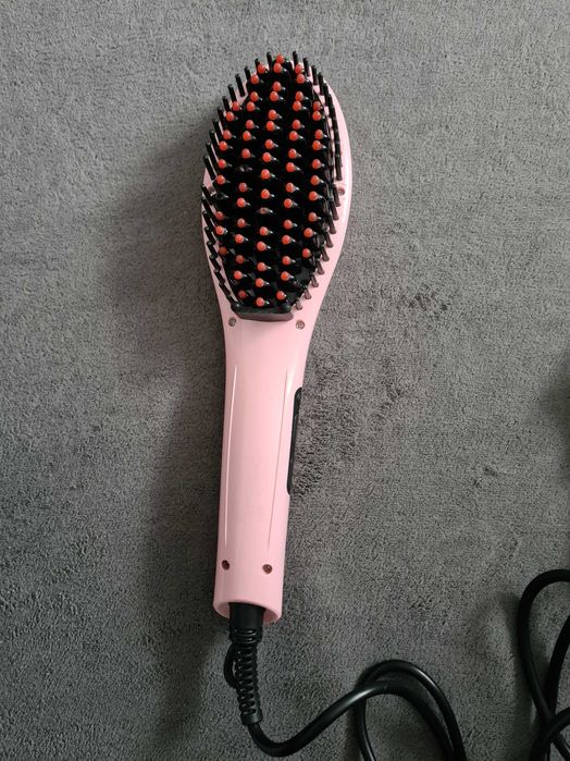 szczotka prostująca do włosów Eldom LANA SE10 elektryczna różowa