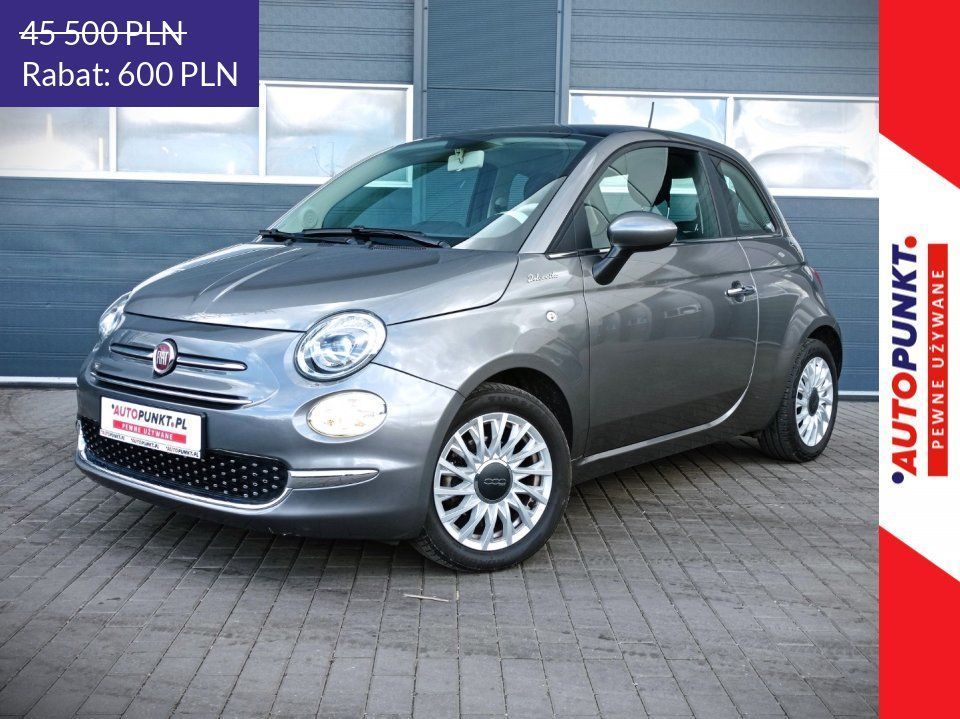Fiat 500 Dolcevita 70KM, 2021r. FV23% * HYBRID * Panorama * Tempomat * USB
