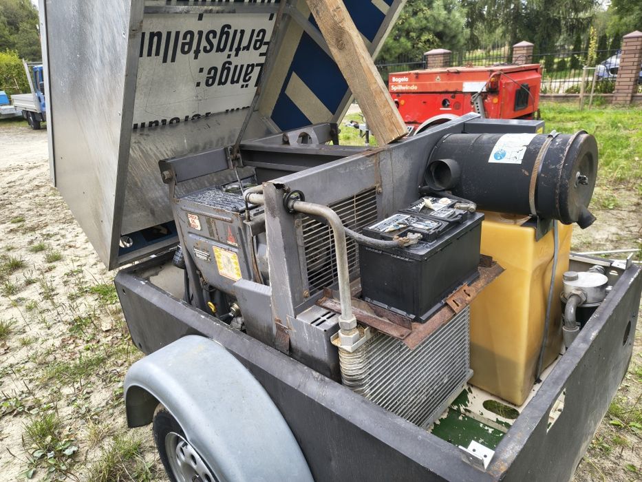 Sprężarka kompresor silnik Deutz Wydajność 4,1m3/min Młot pneumatyczny