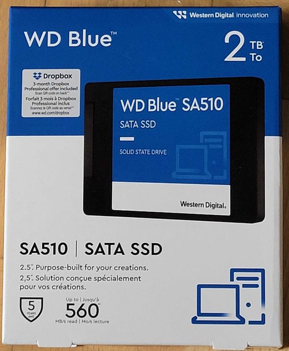 Dysk SSD WD 2TB  2,5''