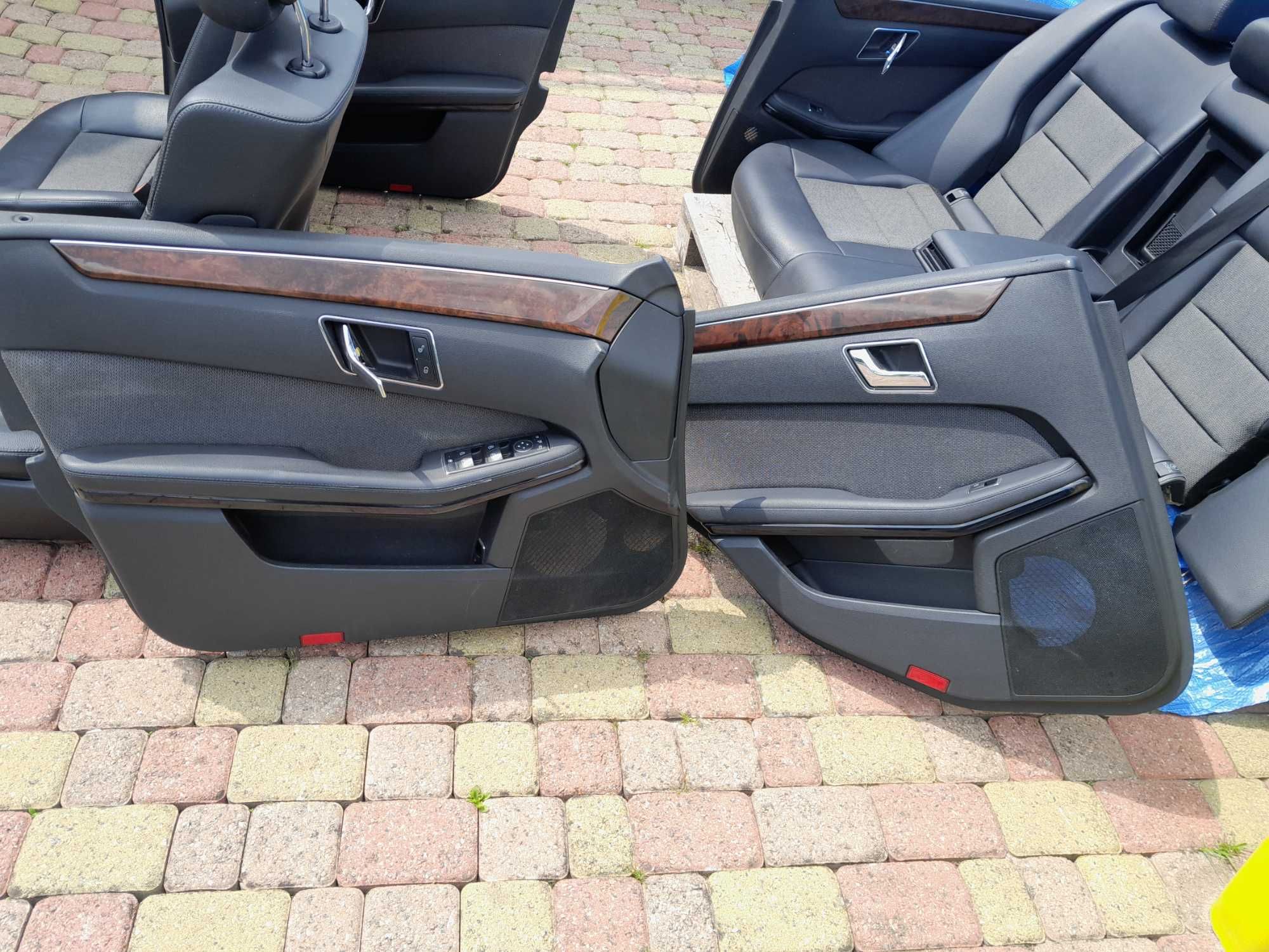 fotele w212, tapicerka kpl