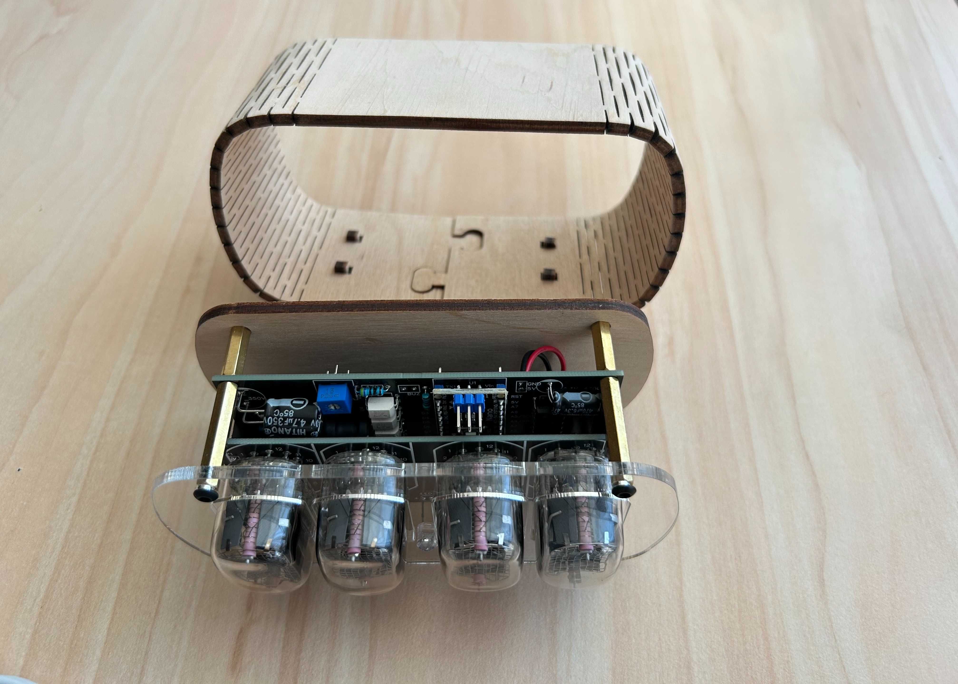 Ин12 Полный комплект Nixie Clock IN-12 (с лампами)