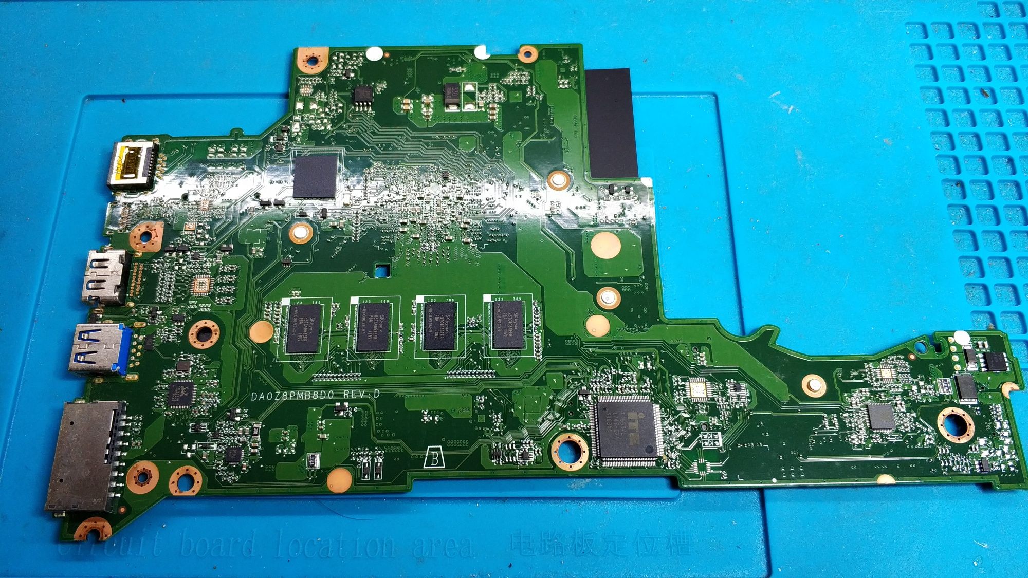 Motherboard Acer A114-31 testada a funcionar